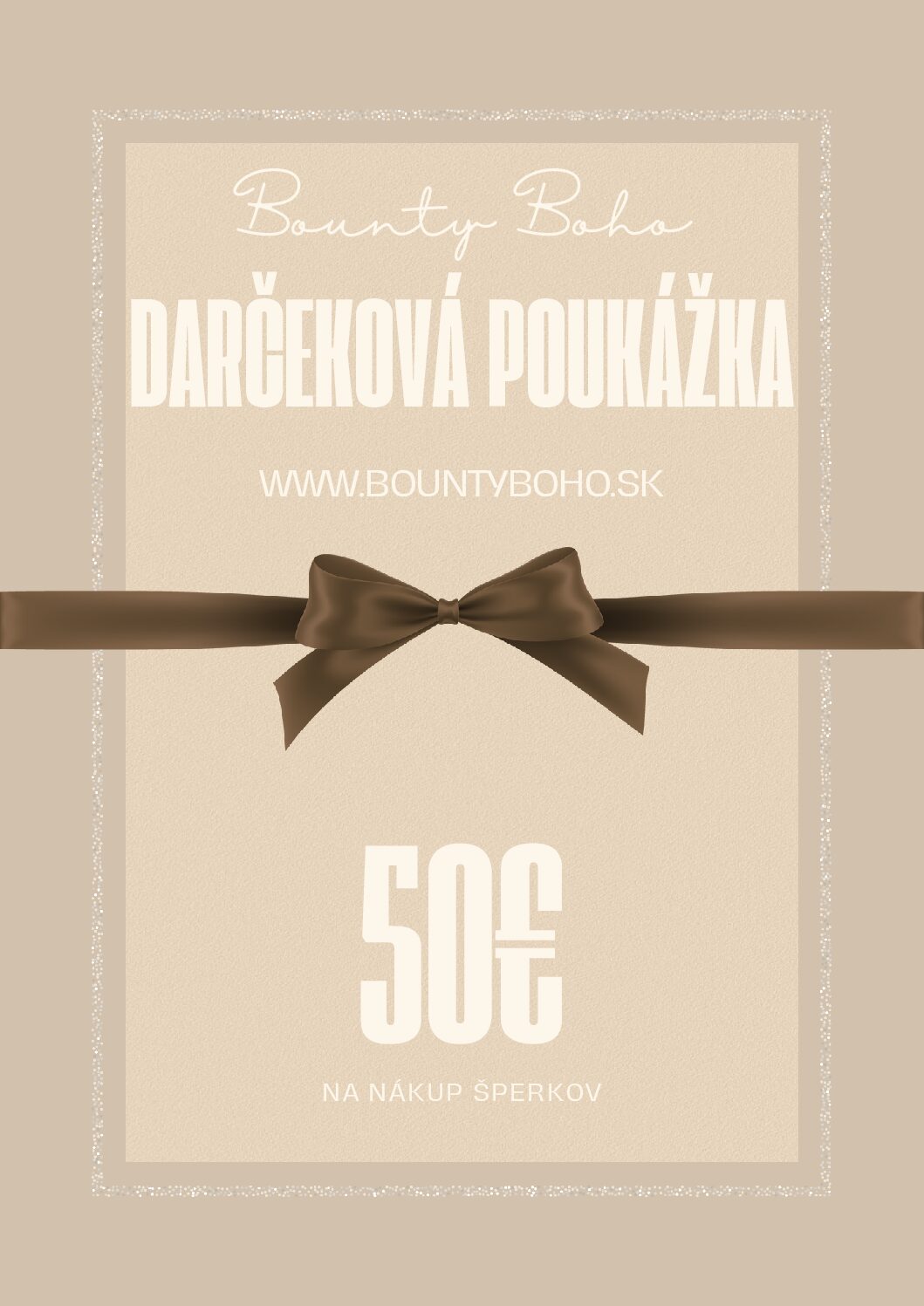 Bounty Boho Darčeková poukážka